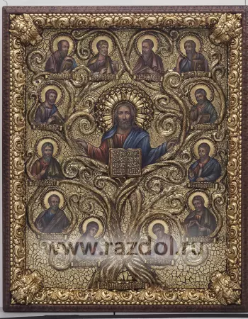 Господь и 12 апостолов